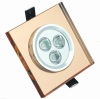 2012 square crystal LED downlights ECLC-S-GD3W