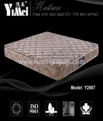 Jacquard Brocade Made Continuous Spring Mattress