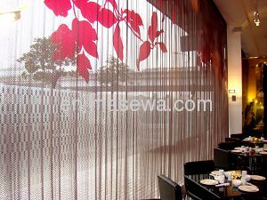 aluminum material metal drapery