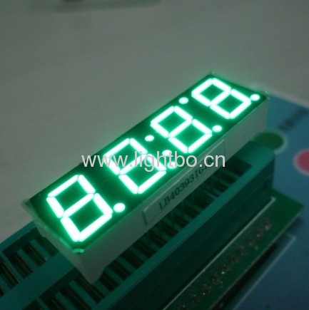 Ultra Bright White 4-Digit 0.39  ( 10mm) 7-Segment LED Clock Display for instrument panel