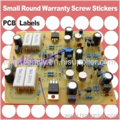 Warranty Seals for identify electronics Component,such as PCBs