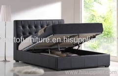 OTTOMAN SOFT PU BED WITH OPEN SLATS