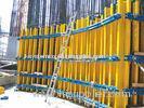 Low cost Adjustable Arced Concrete Column Formwork used for any curved wall