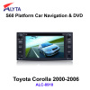 Toyota Corolla 2000-2006 car gps dvd player 6.2 inch HD LED S60 platform