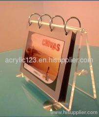 acrylic calendar holder stand