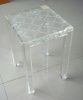 clear acrylic mini stool