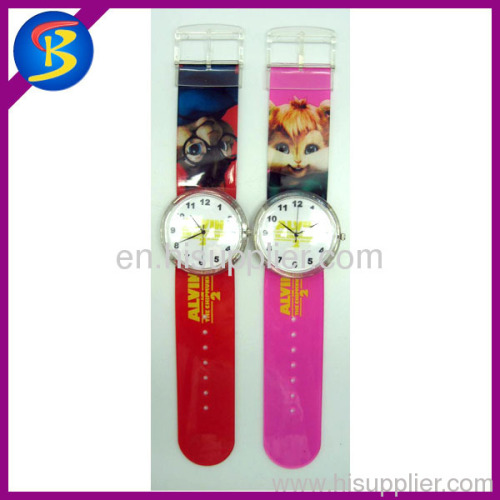 Cute cartoon cheap plastic watch WL1827