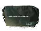 Customized Reusable Carrier Bags, Black Nylon Wallet Bag With Silvery Plastic Zipper