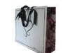 Axel 250g Art Paper Shopping Bag, White Carrier Bags With Matt Lamination