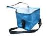 600D Blue Oxford Thermal Insulated Bags With Aluminum Foil, Black Zipper