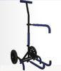 Steel Adjustable Height Fishing Tackle Trolley with EVA Bar, Two Wheels