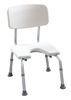 102*20*54 cm Aluminum Handicap Shower Chair with four wheels