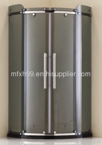 China professional manufacturer gray tempered glass shower enclosure
