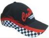 58cm, baseball cap , 6 eyelets, with logos display and 100% cotton custom hat embroidery