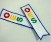 OEM textile and fabric, business gift, machine embroidery bookmarks souvenir
