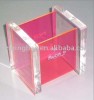 acrylic business card storage box