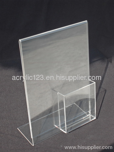 acrylic menu holder/display