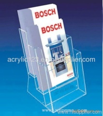 acrylic desk brochure holder display