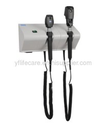 Diagnostic Wall Unit with Ophthalmoscope Streak Retinoscope