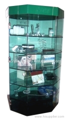 clear acrylic showcase with lock