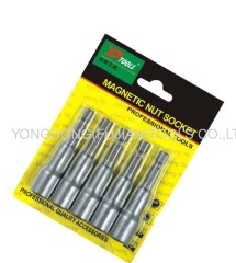 5PCS MAGNETIC POWER NUT DRIVER SET