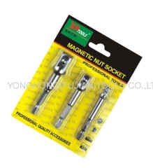 3PCS MAGNETIC POWER NUT DRIVER SET