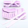 7PCS pink brush sets cosmetic with lace
