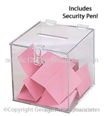 acrylic vote display box