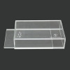 Acrylic display box with slide door