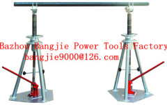 Multifunction cable drum jacks/cable drum handling
