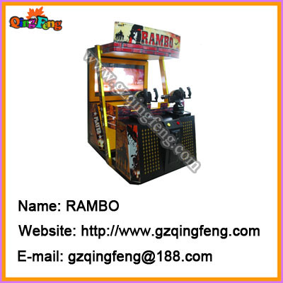 55 LCD RAMBO Thailand Simulator shooting game machine