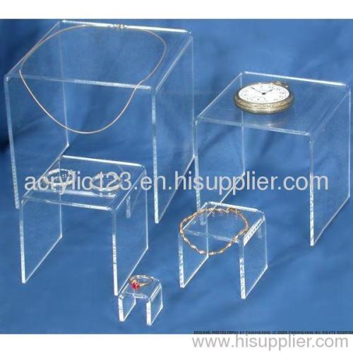 acrylic U shape display stand