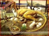 Fiberglass dinosaur for amusement park