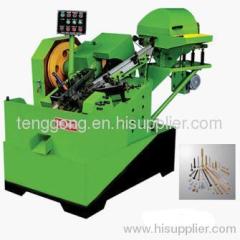 Wire drawing machine for bolts