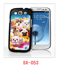 dogs picture 3d case for Samsung use,pc case rubber coated,multiple colors available