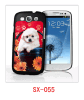 dog picture 3d cover for Samsung use,pc case rubber coated,multiple colors available