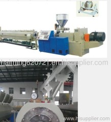 U-PVC/C-PVC pipes extrusion production line