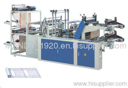 AUTOMATIC Computer countrol two-layer rolling bag-making machine for vest&flat bags