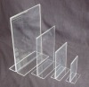 clear acrylic custom menu holder