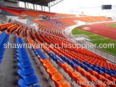 High-quality sports HDPE middle backrest stadium seat stadium chair fixed seating audience chair of salin