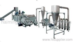 PE Crushing, Washing, Drying Line