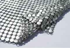 silver metal cloth aluminum metal curtain