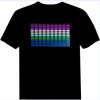Starry-light 5.2USD Sound Actived Equalizer el t shirts wholesale with custom logo
