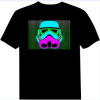 Starry-light 5.2USD EL Sound Activated LED T Shirt for better new 2013