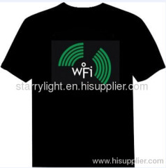 Starry-light Over 300 style sports custom led t shirt