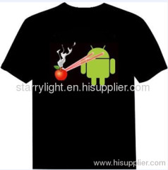 Starry-light 5.2usd custom el t shirt (many New Year designs, Christmas design)