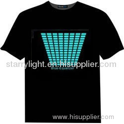 Starry-light 5.2usd el equalizer t shirt(stock )