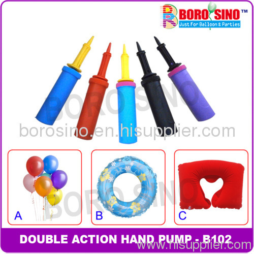 Dual action hand pump