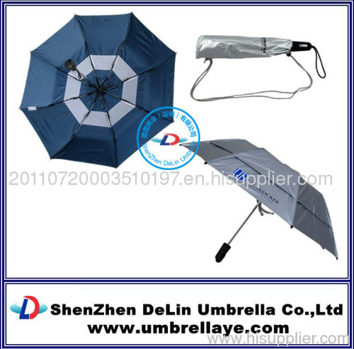 double windproof foldable umbrella