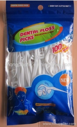 100 pcs.package dental floss picks